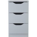 Ver imagem 2 de Gaveteiro com 3 Gavetas Multivisão Branco