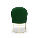 Ver imagem 3 de Kit 2 Banqueta Poltrona Lua Penteadeira e Salão com Base Metálica:verde