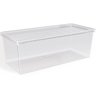 Organizador de Geladeira com Tampa 4,5l Frutas Legumes Verduras Multiuso Transparente Uz - 1
