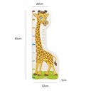 Ver imagem 3 de Regua de Crescimento Girafa Infantil Madeira Portatil 140cm Painel MDF Parede Quarto Medidas Crianca