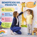 Ver imagem 5 de Regua de Crescimento Girafa Infantil Madeira Portatil 140cm Painel MDF Parede Quarto Medidas Crianca