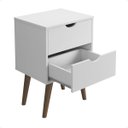 Ver imagem 6 de Mesa de Cabeceira Madri 2g Pés Palitos Prado - Branco