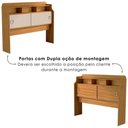 Ver imagem 6 de Cabeceira Queen 2 Portas 165 Cm Mdf Jessica Nature Off Decmade