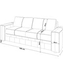 Ver imagem 3 de Sofá 2 Lugares 150cm Couro Legítimo Dakota