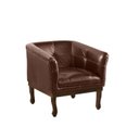 Ver imagem 2 de Poltrona Estofada Madeira Maciça Noah Couro Legítimo