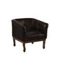 Ver imagem 2 de Poltrona Estofada Madeira Maciça Noah Couro Legítimo