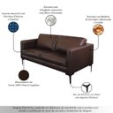 Ver imagem 7 de Sofa Couro Legítimo 200cm Scala Atlanta