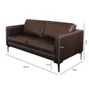 Ver imagem 3 de Sofa Couro Legítimo 200cm Scala Atlanta