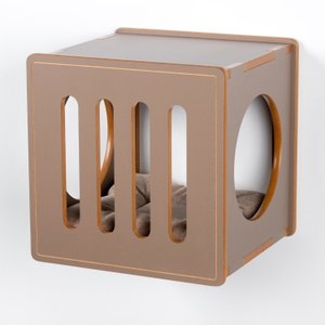 Nicho para Gatos Sagu - Frente Grade A 38cm X C 38cm X P 35cm