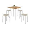 Ver imagem 2 de Conjunto Mesa Dobrável com 4 Banquetas Bali