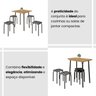 Conjunto Mesa Dobrável com 4 Banquetas Bali - 10
