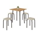 Ver imagem 2 de Conjunto Mesa Dobrável com 4 Banquetas Bali