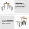 Conjunto Mesa Dobrável com 4 Banquetas Bali - 10