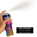 Ver imagem 4 de Tinta Spray 400ml Branco Fosco Uso Geral em Aço Ferro Gesso Cerâmica Couro | Universo | Kit 10 Un