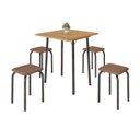 Ver imagem 2 de Conjunto Mesa Dobrável com 4 Banquetas Bali