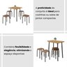 Conjunto Mesa Dobrável com 4 Banquetas Bali - 10
