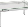 Mesa de Centro em Aço com Tampo em Vidro Ref. 492-x - 1