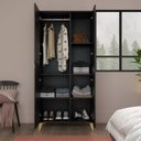 Ver imagem 5 de Guarda-roupa 2 Portas com Cabide Puma