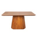 Ver imagem 7 de Mesa de Jantar Retangular 140cm Baobá CabeCasa MadeiraOriginals Marrom/Cinamomo Canela