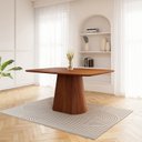 Ver imagem 1 de Mesa de Jantar Retangular 140cm Baobá CabeCasa MadeiraOriginals Marrom/Cinamomo Canela