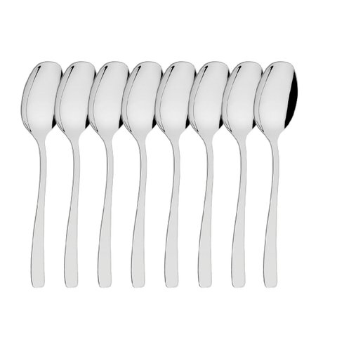 Conjunto 8 Colheres para Sobremesa Cosmos Talheres Tramontina em Aço Inox