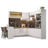 Armário de Cozinha Completa de Canto 504cm Branco Glamy Madesa 01 - 3