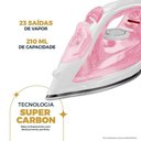 Ver imagem 5 de Ferro de Passar a Vapor Britânia Rosa Vapor Extra BFVE01A 110V