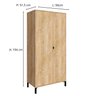 Guarda-roupa Soho 2 Portas com Cabide Amadeirado - 4
