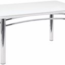 Ver imagem 2 de Conjunto para Sala de Jantar 1 Mesa Tampo Formica Retangular Adriana 6 Cadeiras Cromado