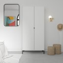 Ver imagem 1 de Guarda-roupa Soho 2 Portas com Cabide