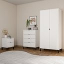 Ver imagem 6 de Guarda-roupa Soho 2 Portas com Cabide