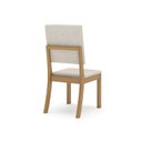 Ver imagem 7 de Conjunto Sala Jantar Canto Reto 6 Cadeiras Kelly Espresso Móveis Off White/Nature