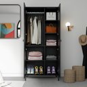 Ver imagem 5 de Guarda-roupa Soho 2 Portas com Cabide