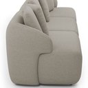 Ver imagem 7 de Sofá 3 Lugares para Sala de Estar Living 234cm Arlo F04 Linho Bege Escuro Tc-10055 - Lyam Decor