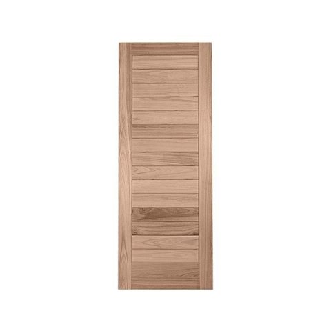 Kit com 2 Folhas de Porta de Madeira 210x80cm PE31 Esel Bege/Marrom