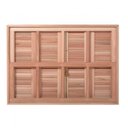 Ver imagem 1 de Kit com 2 Janelas Guilhotina com Ferragem Je821 Esel 120x150x12cm