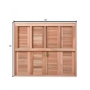 Ver imagem 3 de Kit com 2 Janelas Guilhotina com Ferragem Je821 Esel 120x150x12cm