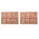 Ver imagem 5 de Kit com 2 Janelas Guilhotina com Ferragem Je821 Esel 120x150x12cm