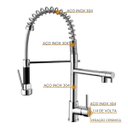 Ver imagem 2 de Torneira Cozinha Gourmet Monocomando Cromada Duas Saídas