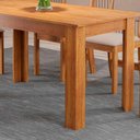 Ver imagem 2 de Mesa de Jantar Tampo Mdf 1,35m X 0,75m Violeta Viero Mel