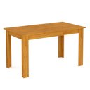 Ver imagem 1 de Mesa de Jantar Tampo Mdf 1,35m X 0,75m Violeta Viero Mel