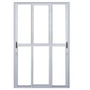 Ver imagem 2 de Kit com 2 Portas Sacada de Alumínio 3 Folhas Sequenciais Móveis 210 X 150cm Linha 25