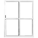 Ver imagem 1 de Kit com 2 Portas Sacada de Alumínio 2 Folhas 210 X 150cm com Fechadura Linha 25