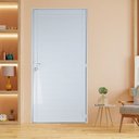 Ver imagem 1 de Kit com 2 Portas Lambril de Alumínio 210x80cm com Maçaneta Linha 25 Lado Direito Esquadrias Bergamo
