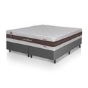 Ver mais imagens de Conjunto Box Cinza Mali Bege Molas Ensacadas Queen 158x198x70 - King House