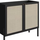 Ver mais imagens de Balcão Bar 2 Portas 93cm Palhinha Pé Madeira Oslo