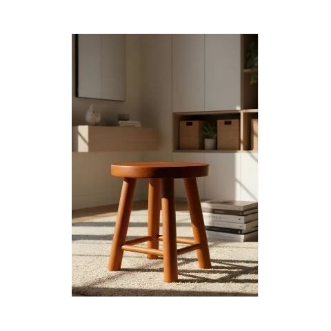 Banqueta de Madeira em Eucalipto 30cm