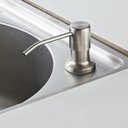 Ver imagem 5 de Dispenser Sabao Detergente Liquido Pia Cuba Cozinha Banheiro Mangueira Embutir Bico Dosador Suporte