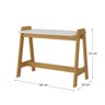 Mesa Escrivaninha Infantil em MDF e Madeira Maciça Sofia  - 4