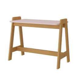 Mesa Escrivaninha Infantil em MDF e Madeira Maciça Sofia  - 1